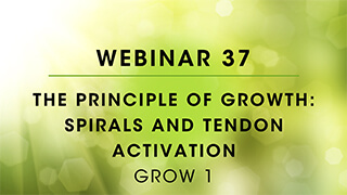 Webinar 37: Grow 1 - The Principle of Growth: Spirals and Tendon Activation